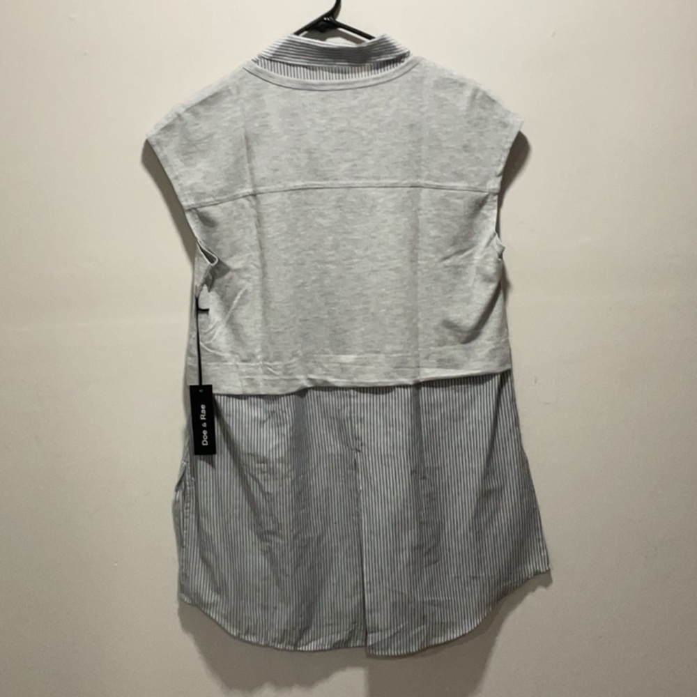 Doe & Rae Striped Button-Up tunic - Picture 6 of 6